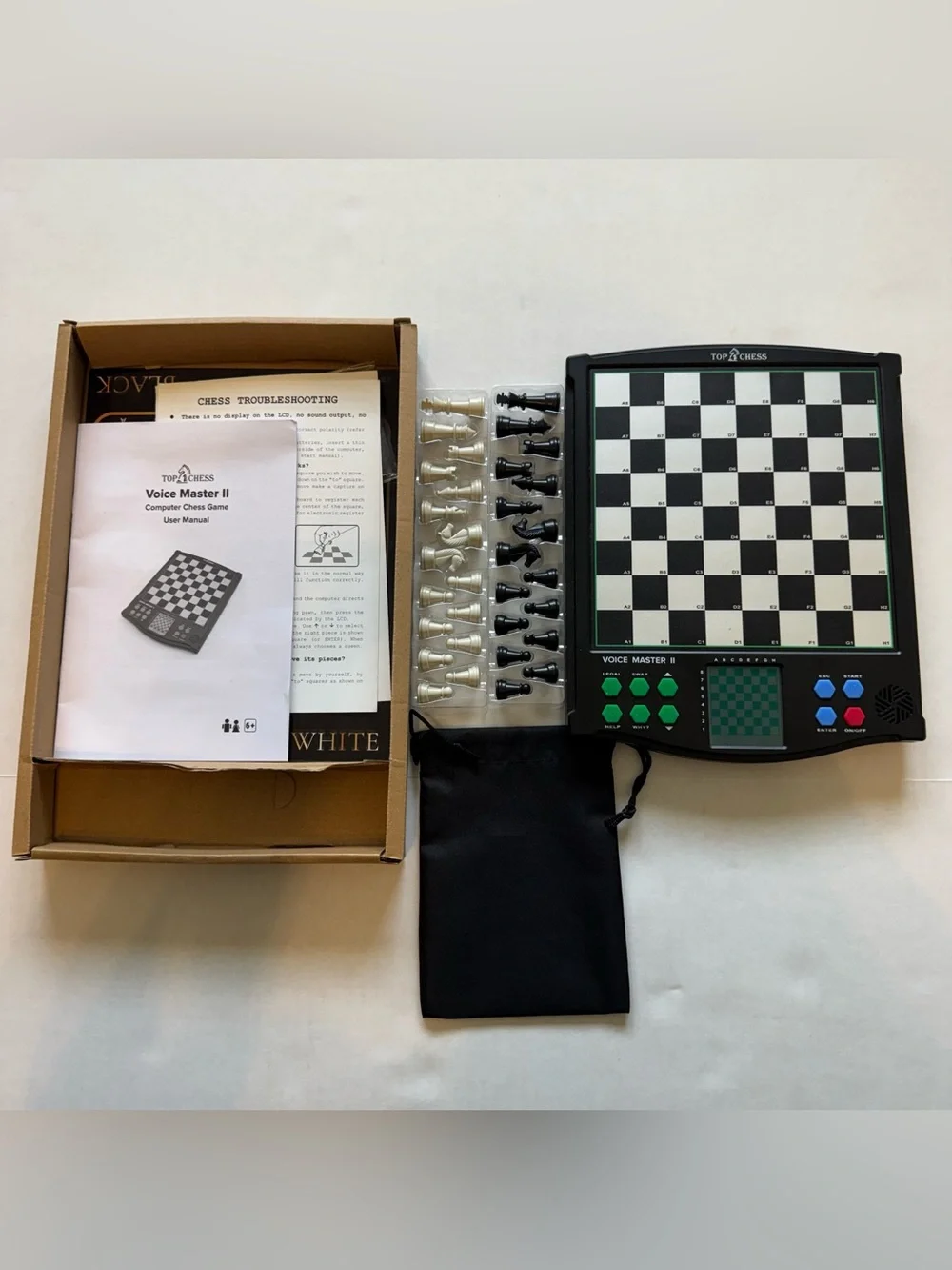 Top 1 Chess Voice Master II Electronic Talking Chess Set OPEN BOX